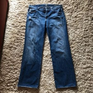 7 For All Mankind Men's Straight Fit Jeans - 34